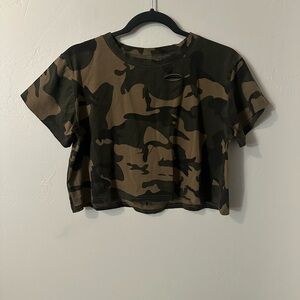Camouflage Crop Top